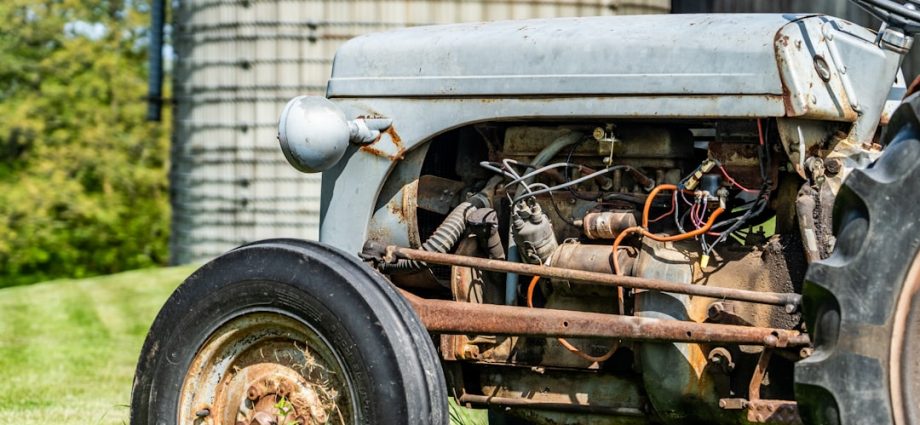 Photo Agricultural tractor tires